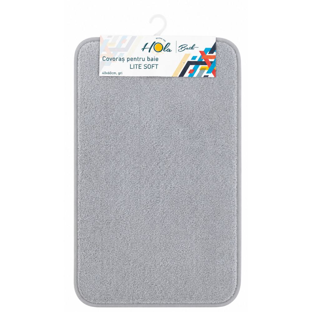 Covoras pentru baie LITE SOFT, 40x60cm, gri